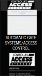 Mobile Screenshot of controlledaccesssystems.com