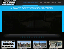 Tablet Screenshot of controlledaccesssystems.com